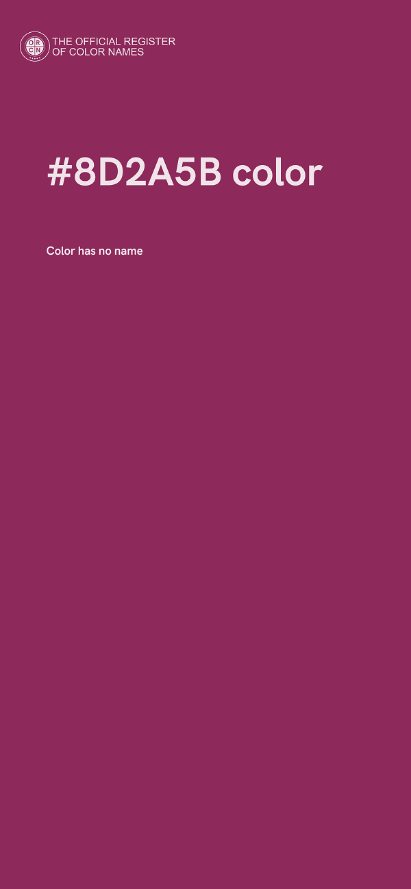#8D2A5B color image