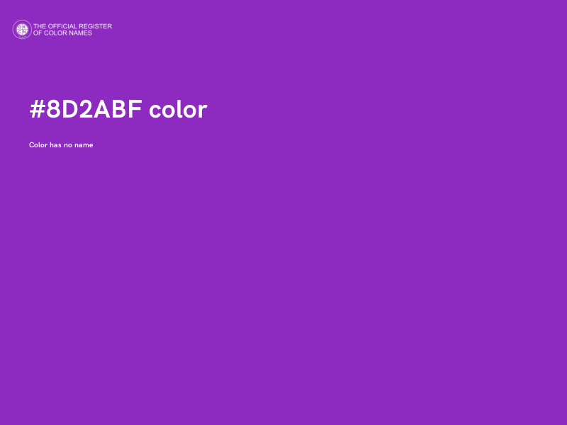 #8D2ABF color image
