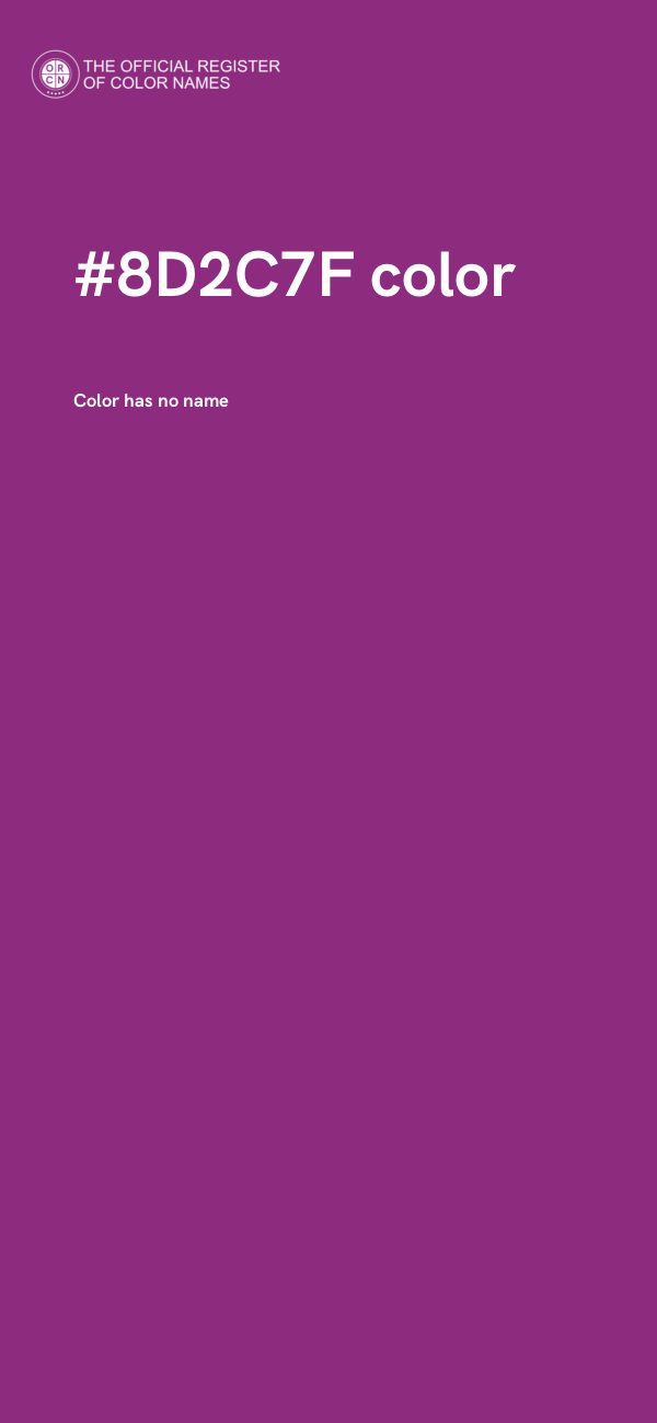 #8D2C7F color image