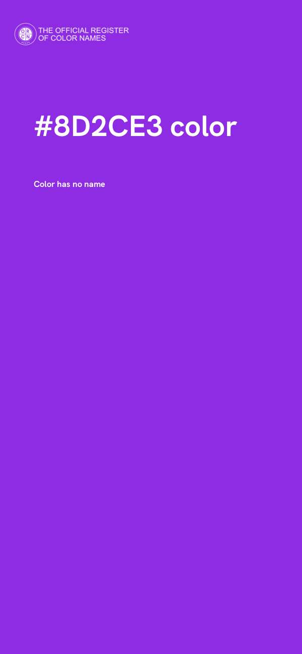 #8D2CE3 color image