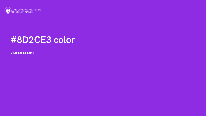 #8D2CE3 color image