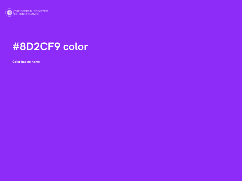 #8D2CF9 color image