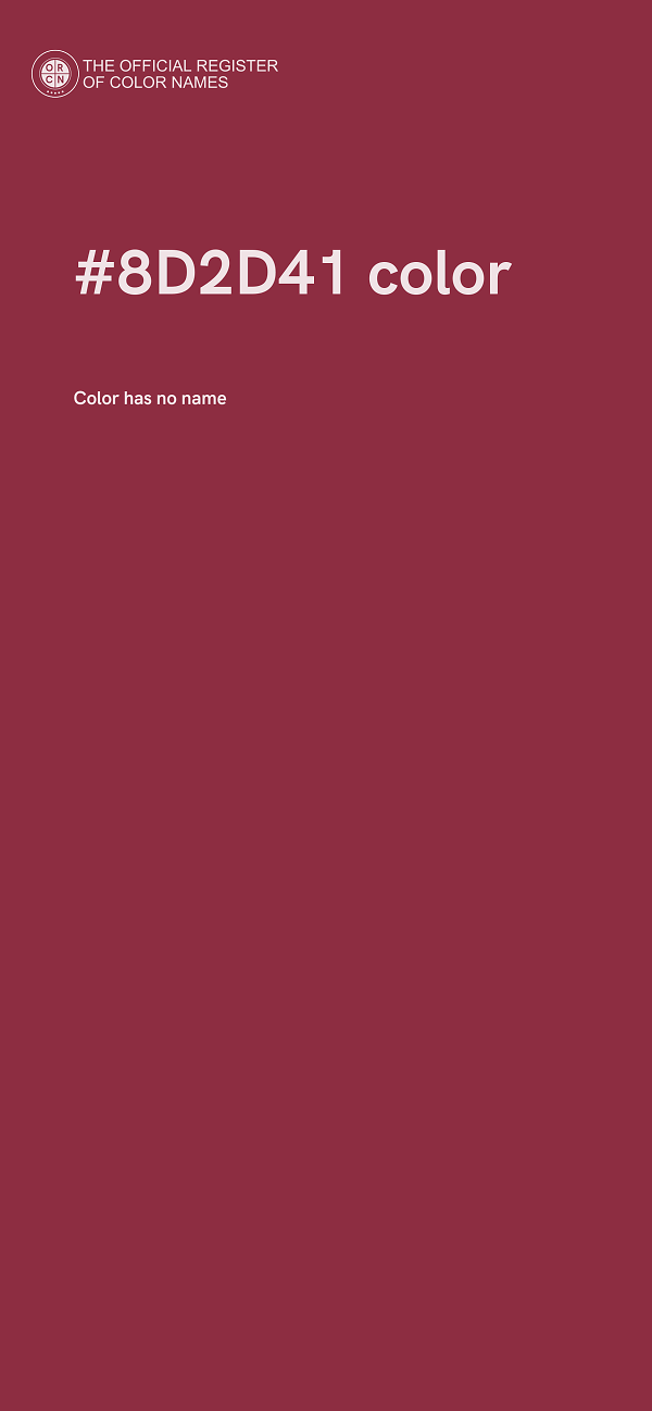 #8D2D41 color image