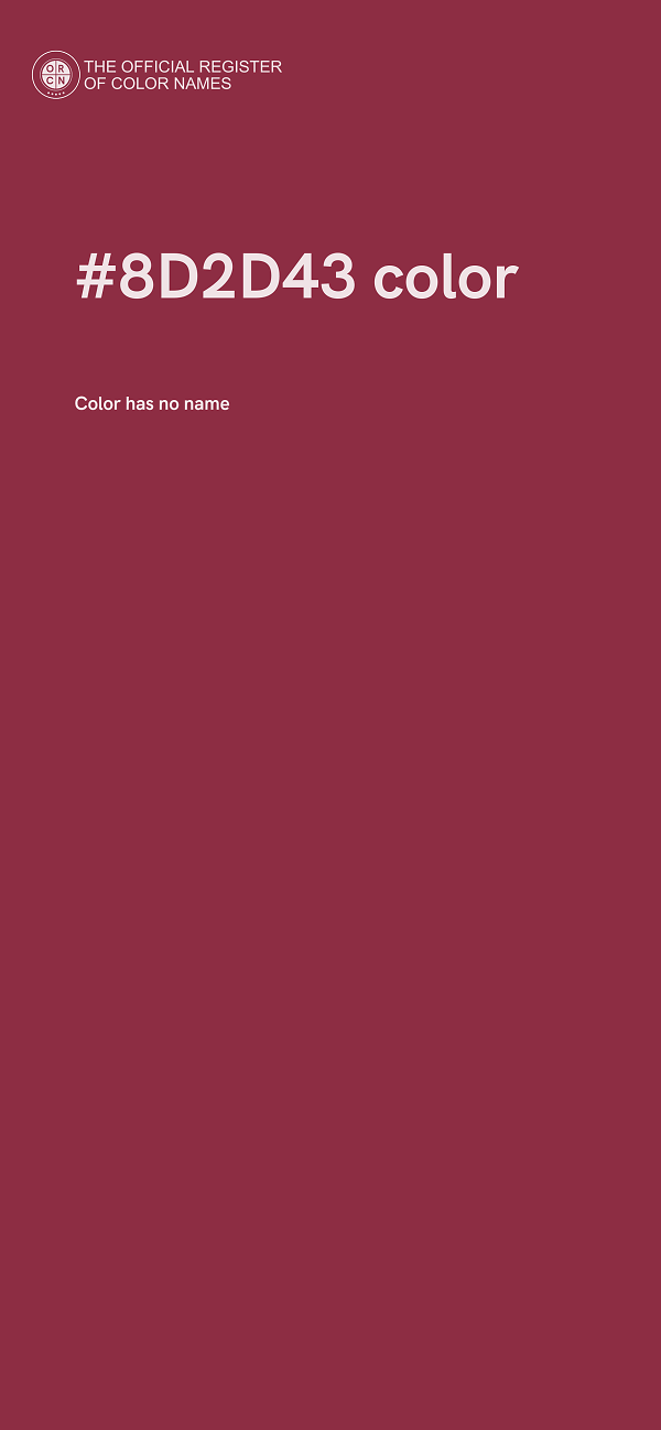 #8D2D43 color image
