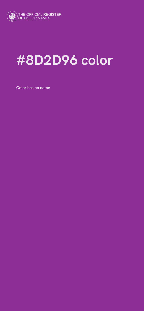 #8D2D96 color image