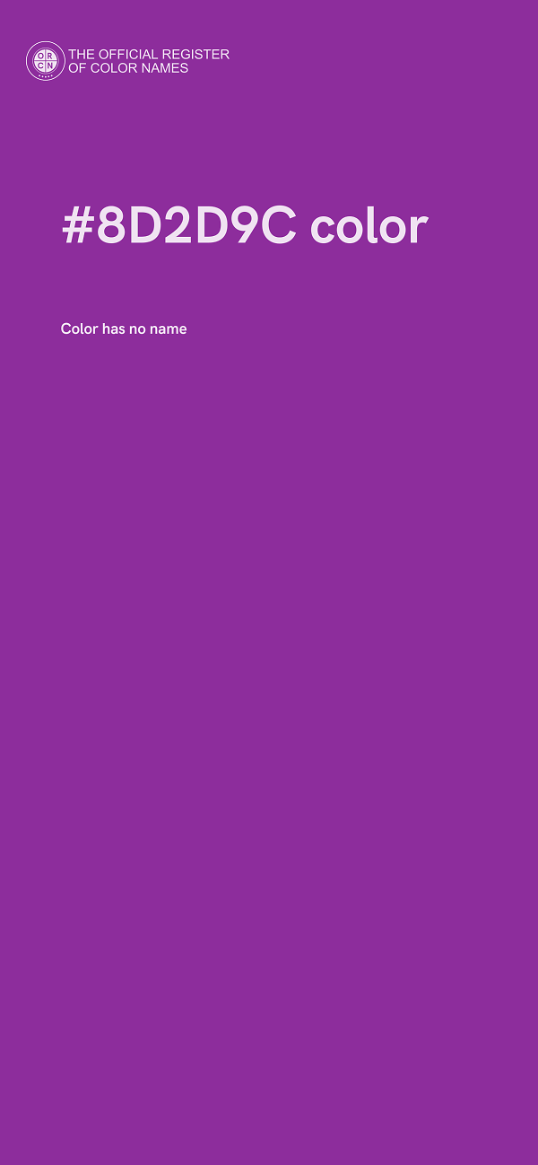 #8D2D9C color image