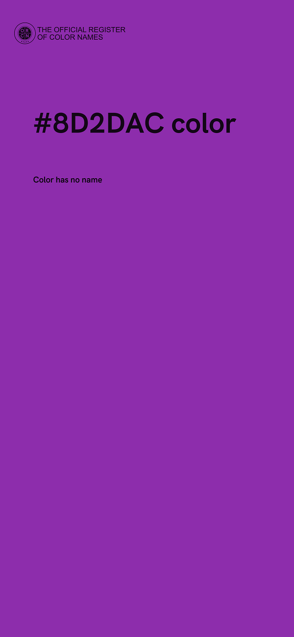 #8D2DAC color image
