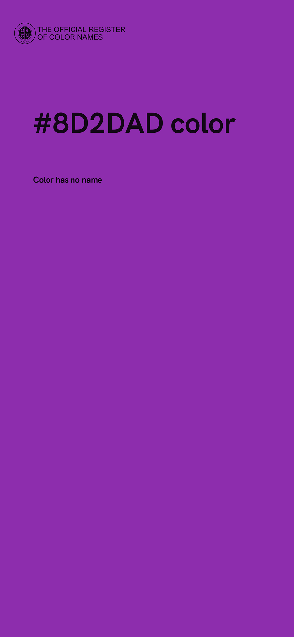 #8D2DAD color image