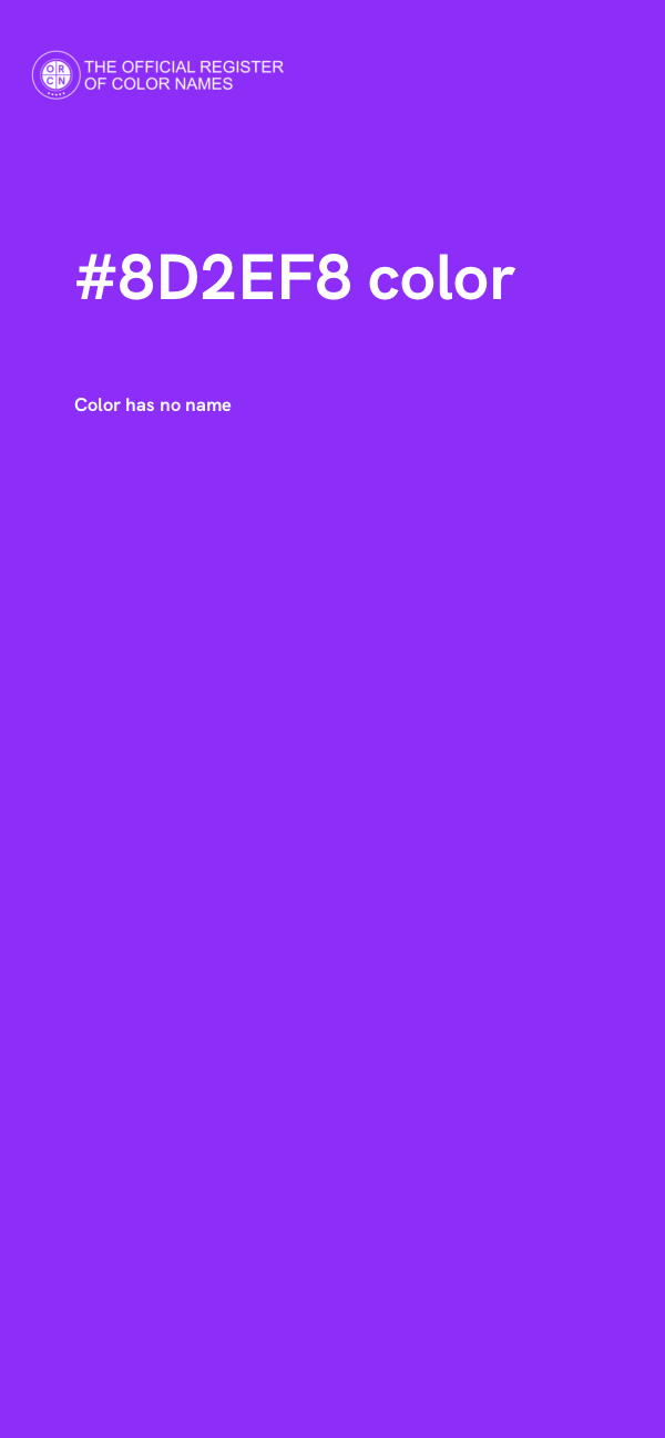 #8D2EF8 color image