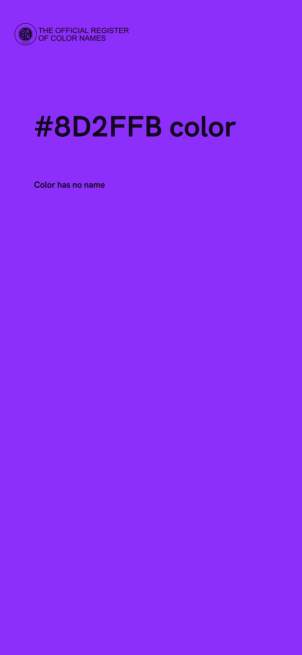 #8D2FFB color image