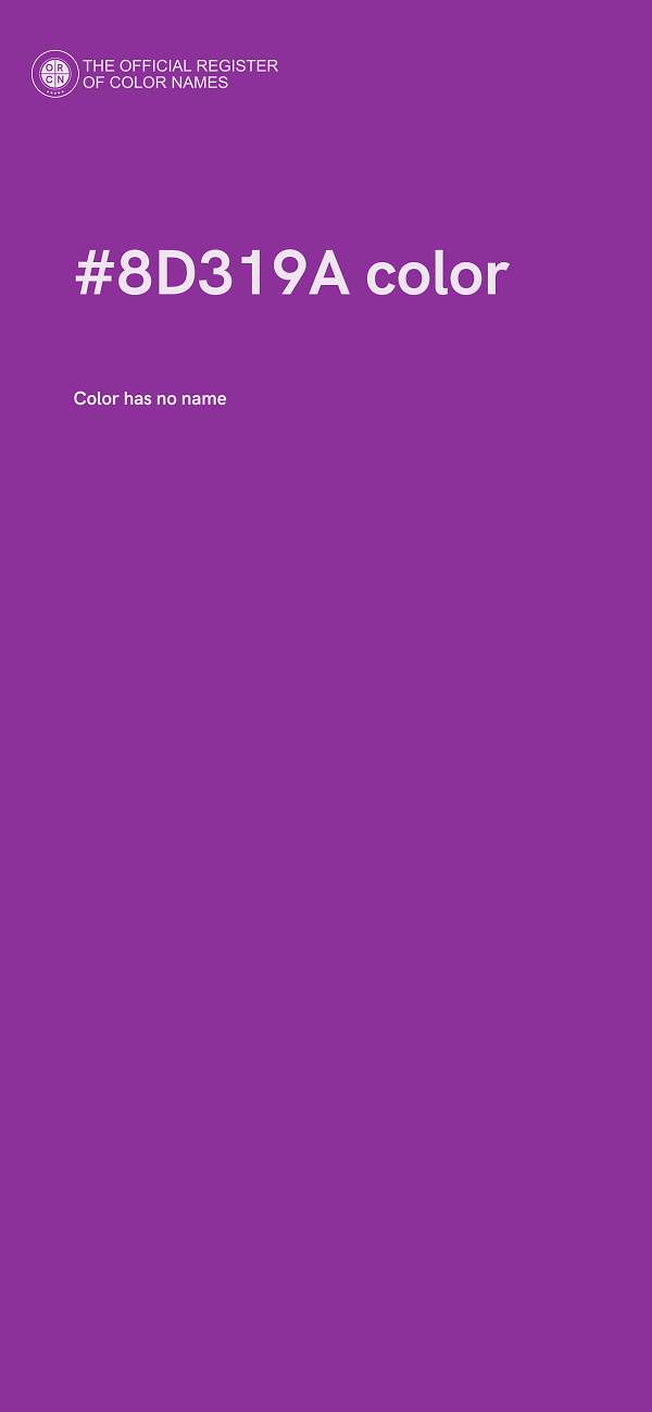 #8D319A color image