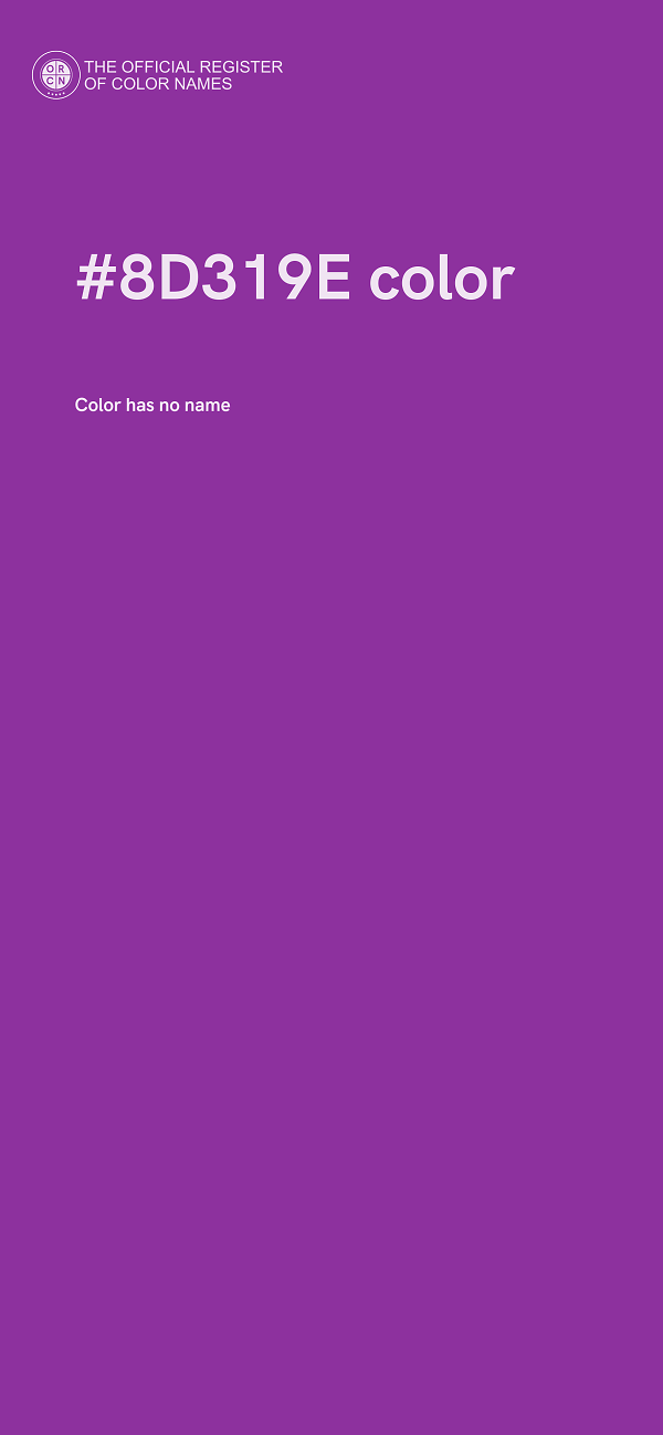#8D319E color image