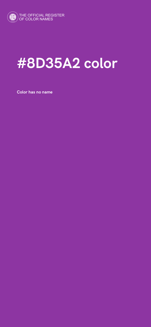 #8D35A2 color image