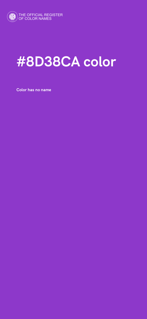 #8D38CA color image