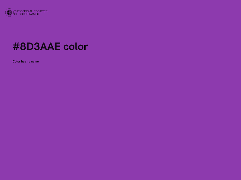 #8D3AAE color image