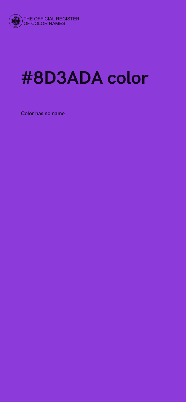#8D3ADA color image