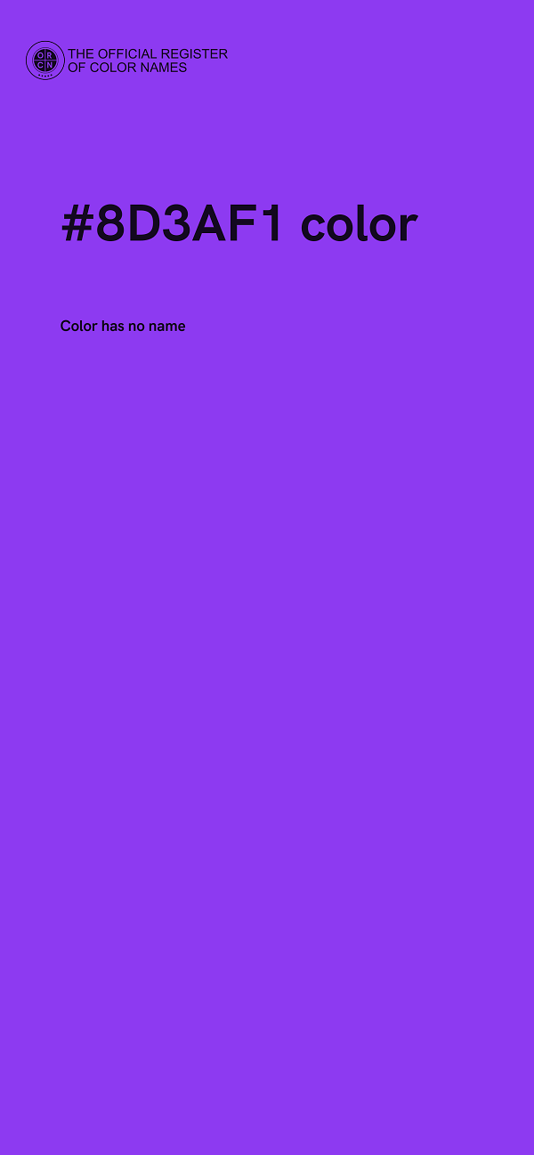 #8D3AF1 color image