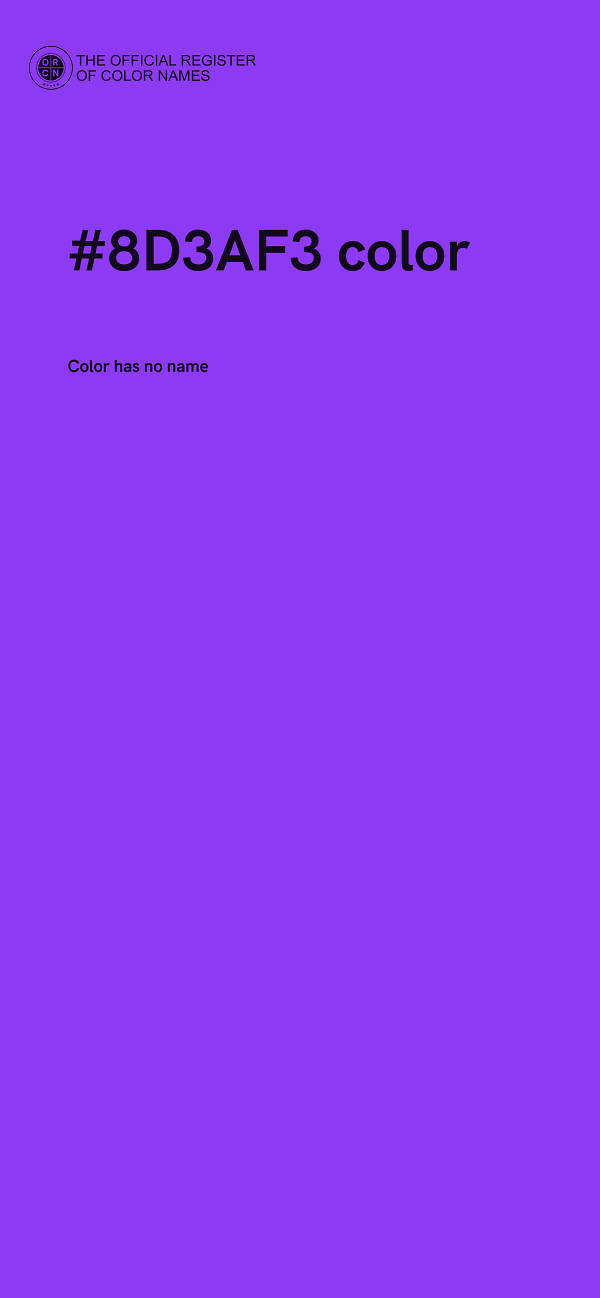 #8D3AF3 color image