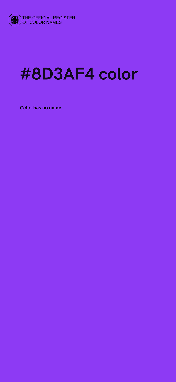#8D3AF4 color image