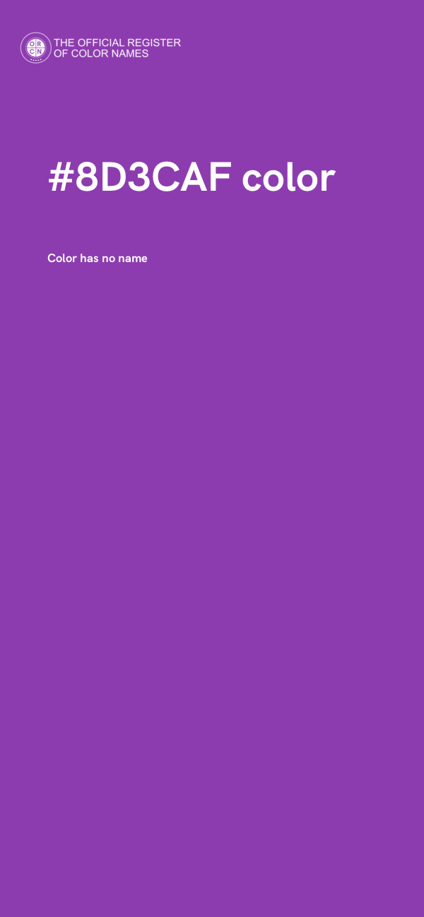 #8D3CAF color image