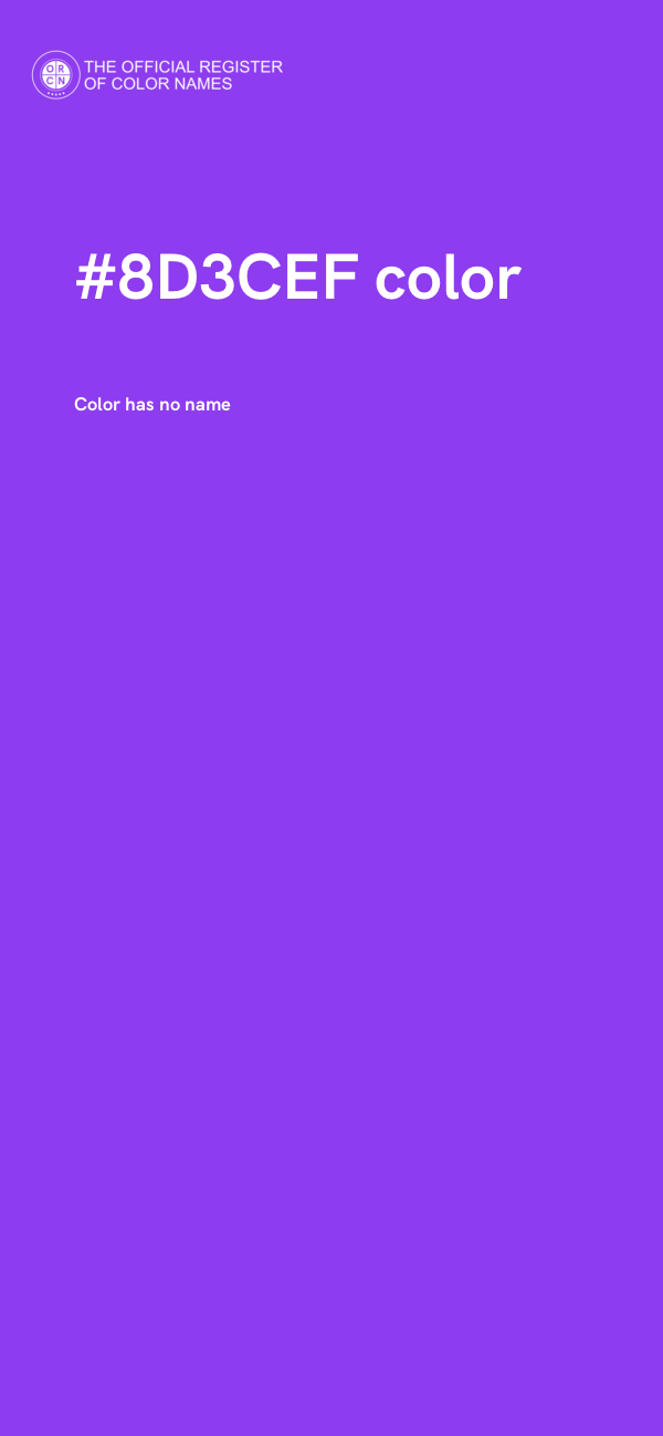 #8D3CEF color image