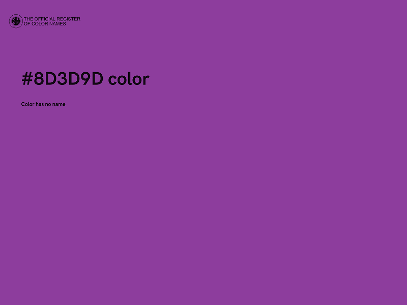 #8D3D9D color image