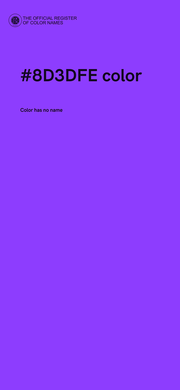 #8D3DFE color image
