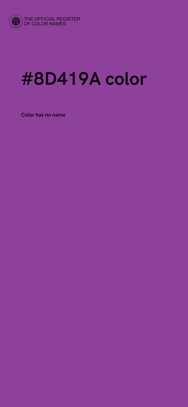 #8D419A color image