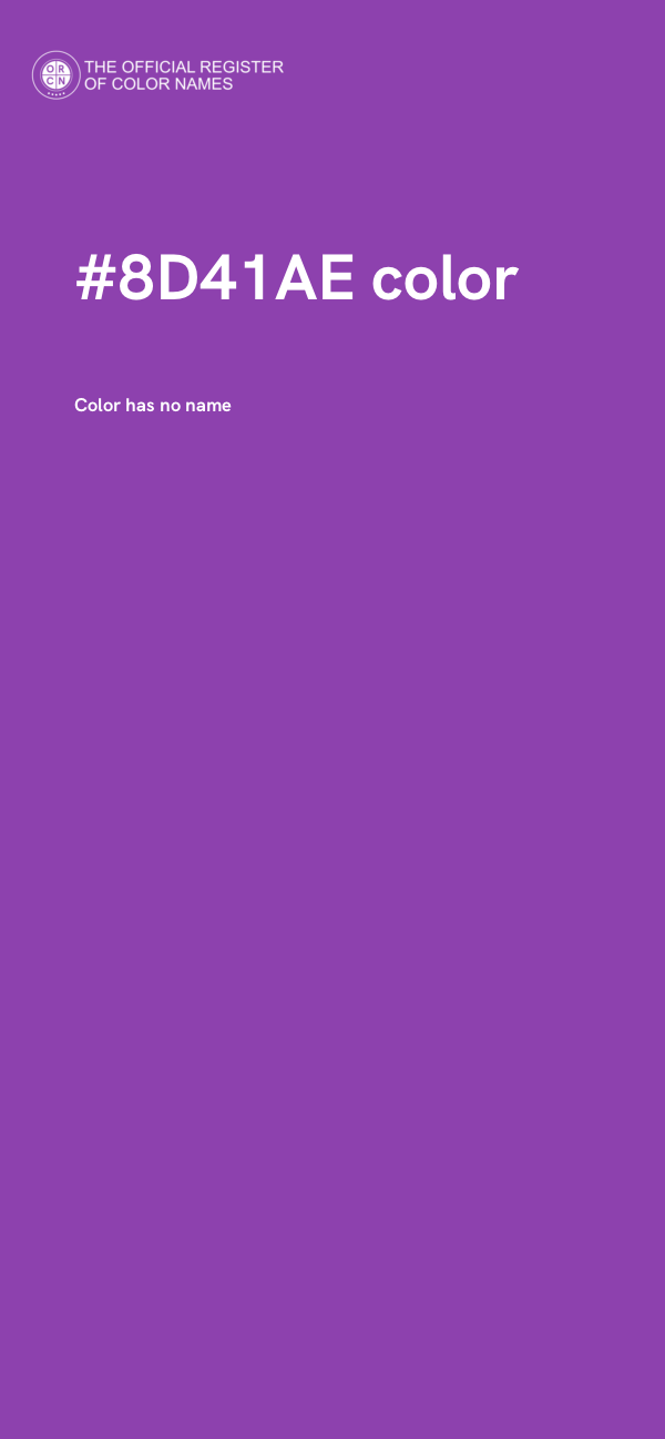 #8D41AE color image