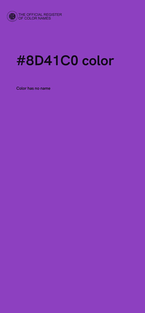 #8D41C0 color image