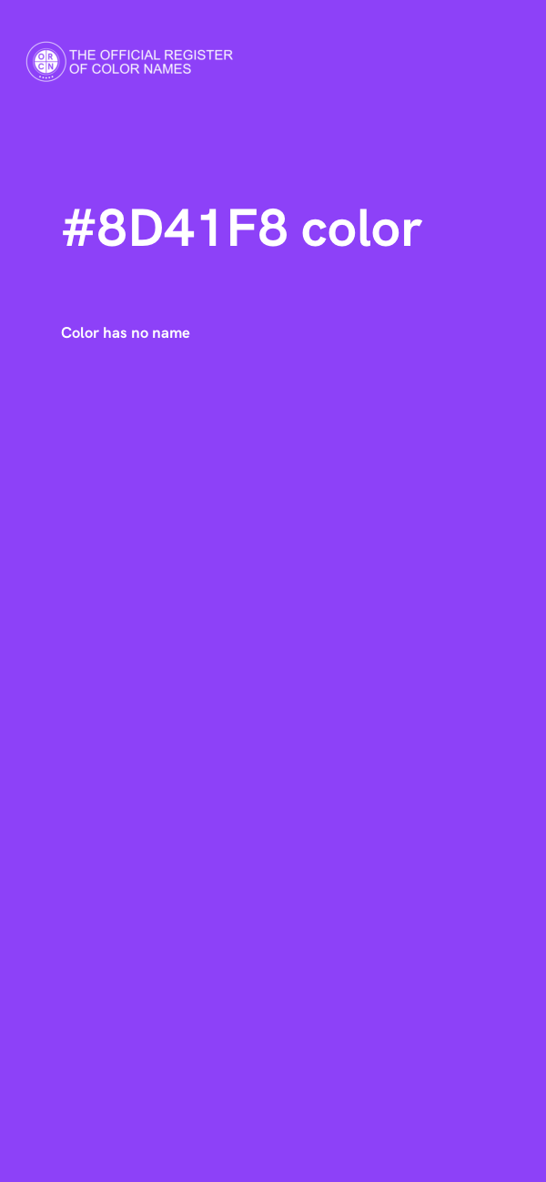 #8D41F8 color image