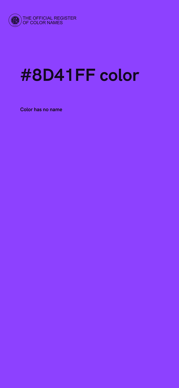 #8D41FF color image