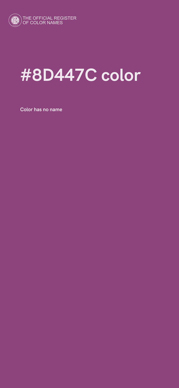 #8D447C color image