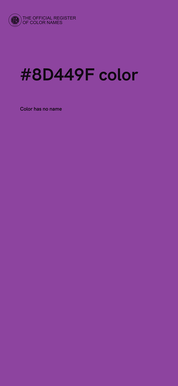 #8D449F color image