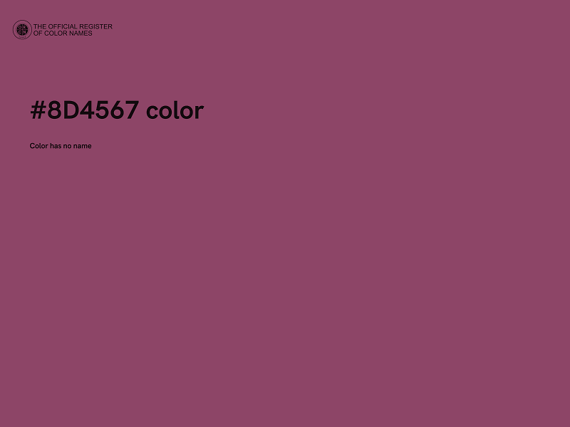 #8D4567 color image