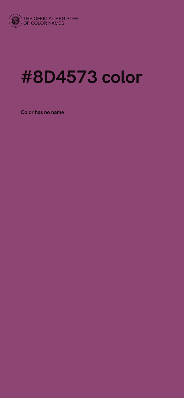 #8D4573 color image