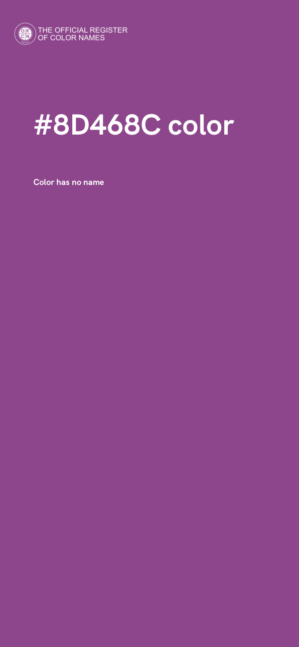 #8D468C color image