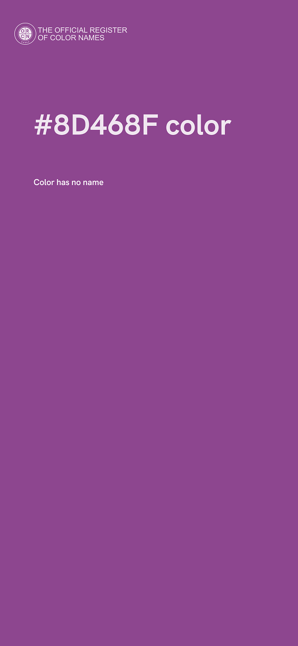 #8D468F color image