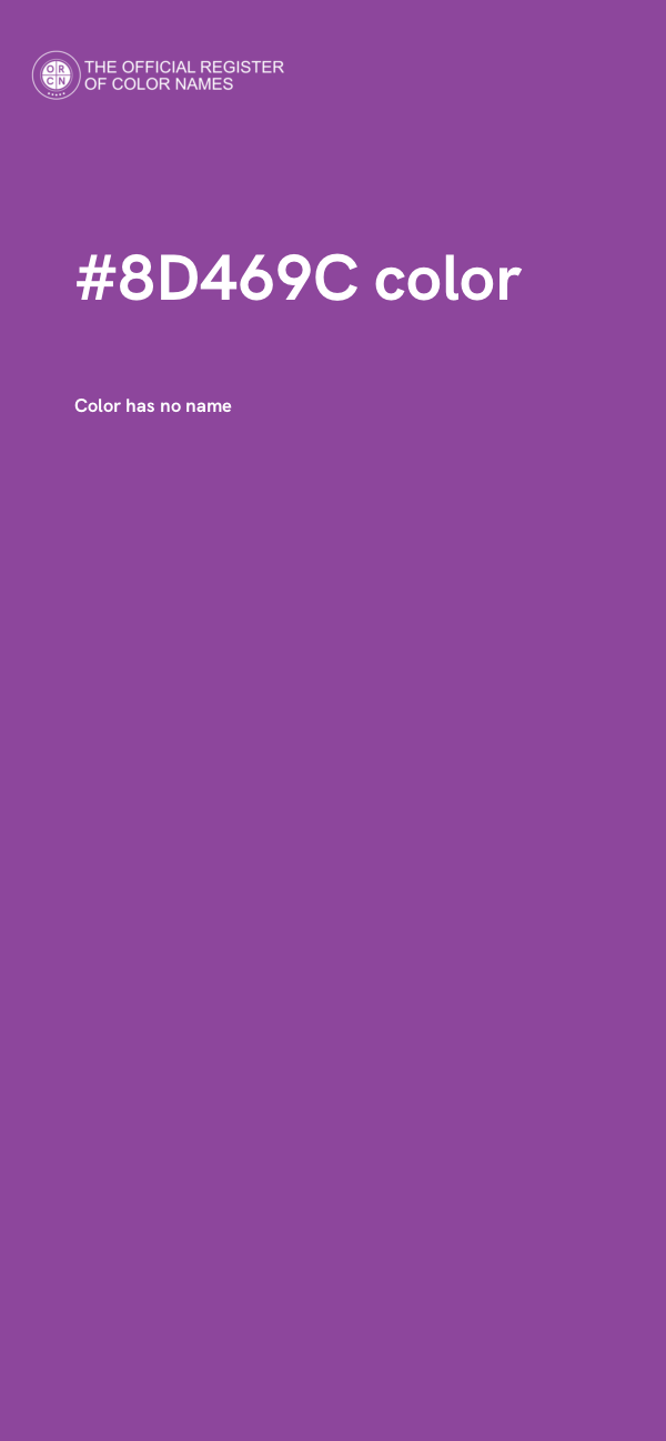 #8D469C color image