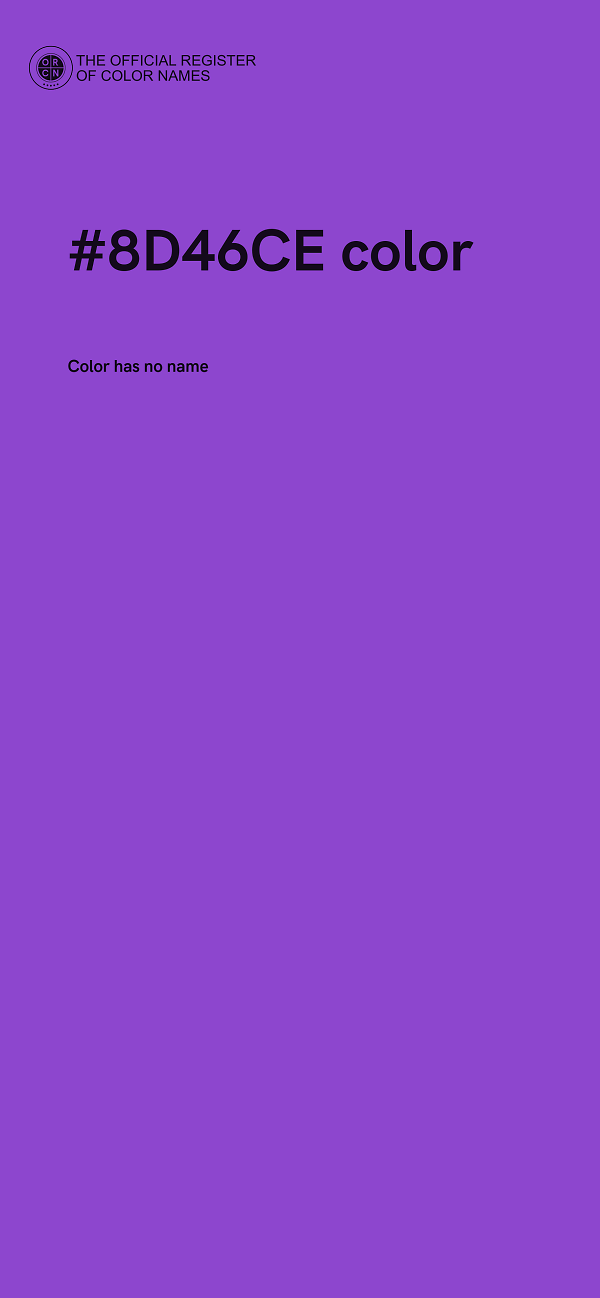 #8D46CE color image