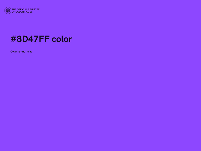 #8D47FF color image