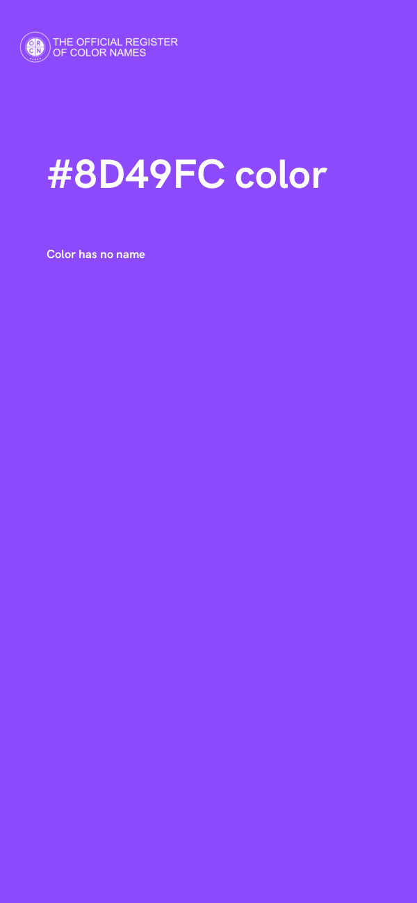 #8D49FC color image