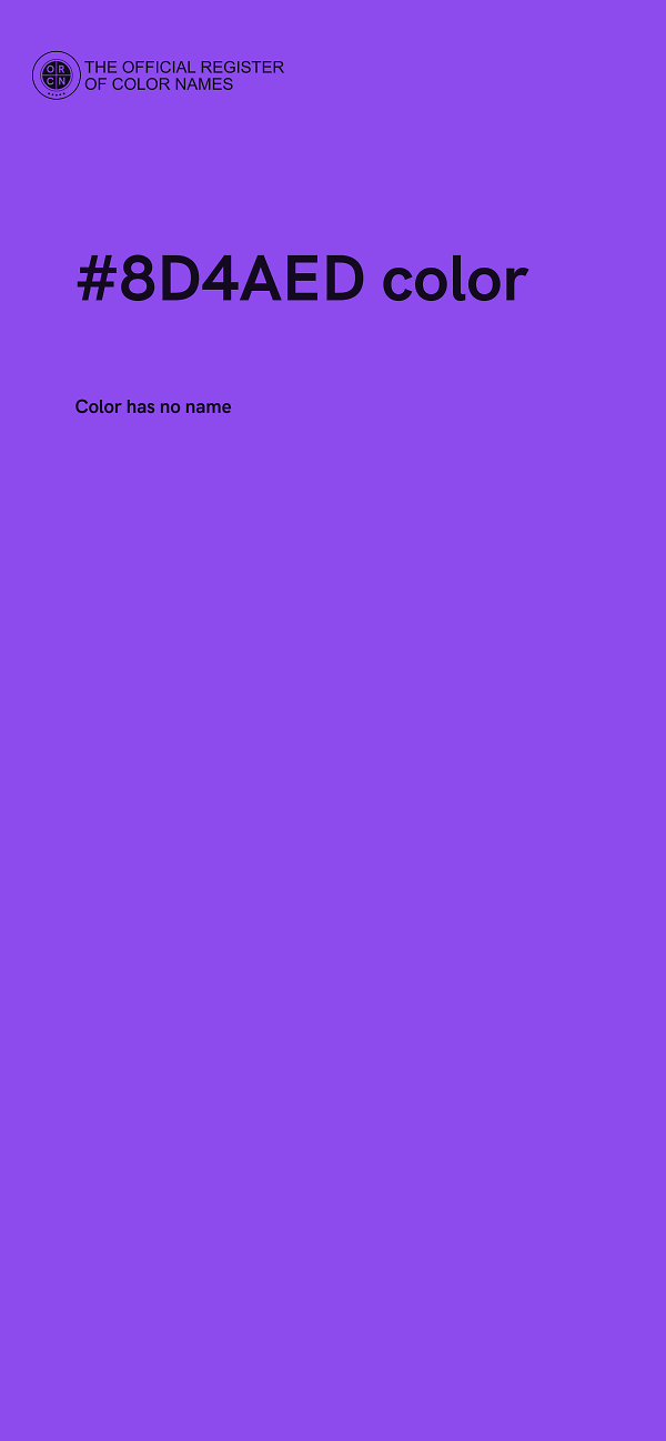 #8D4AED color image