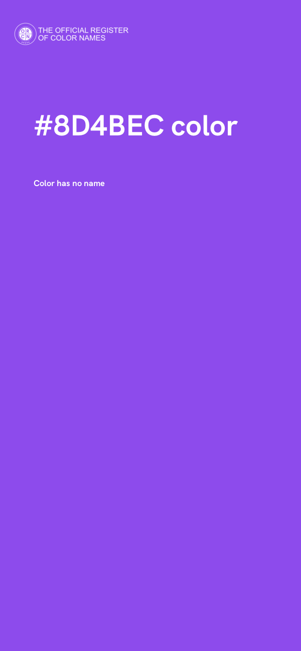 #8D4BEC color image