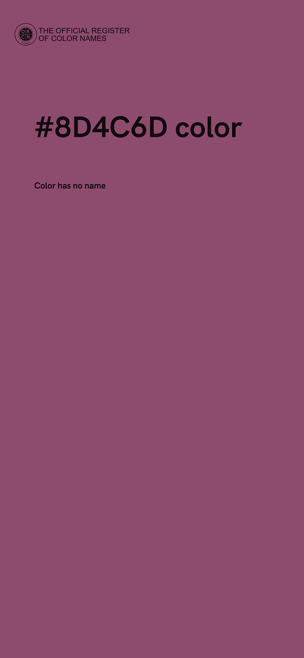 #8D4C6D color image