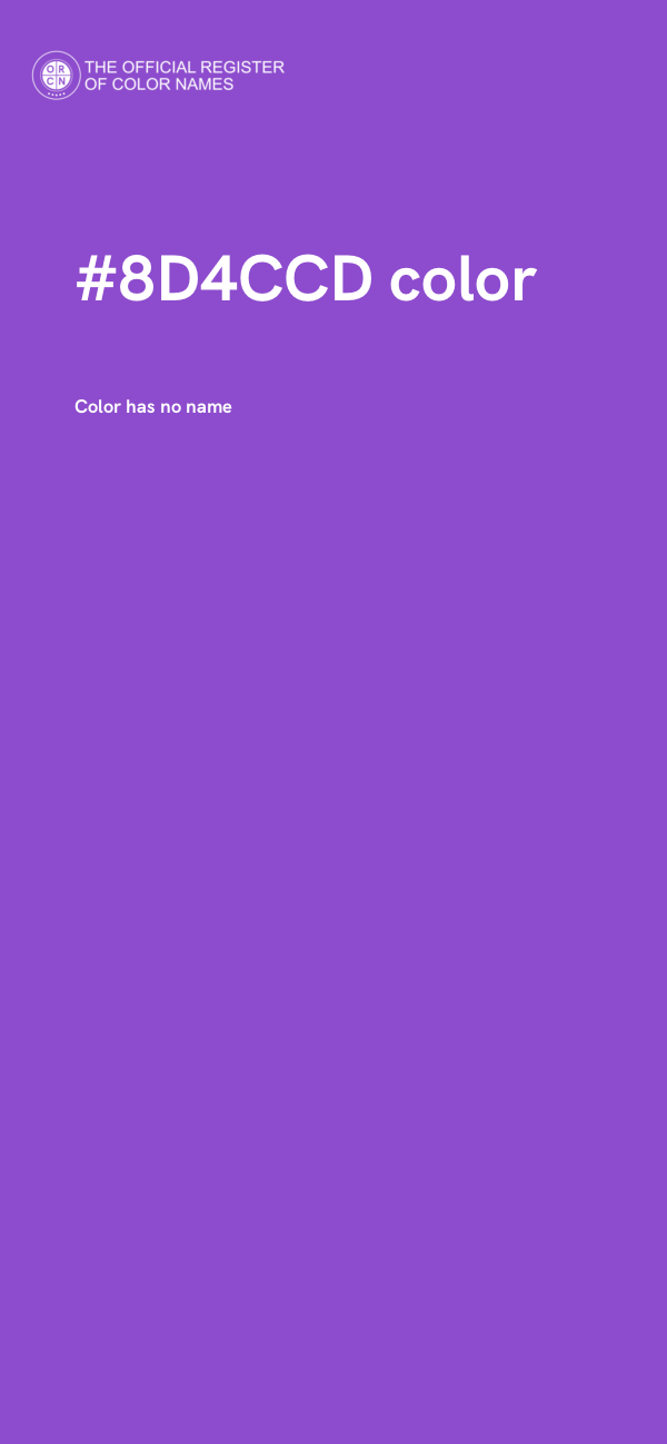 #8D4CCD color image