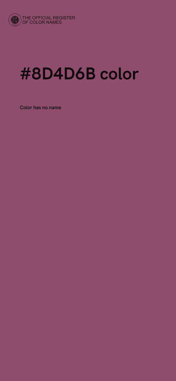#8D4D6B color image