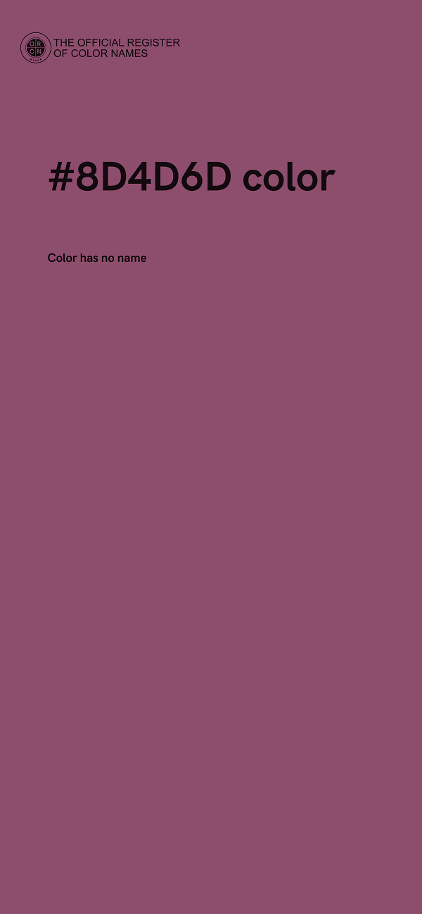 #8D4D6D color image