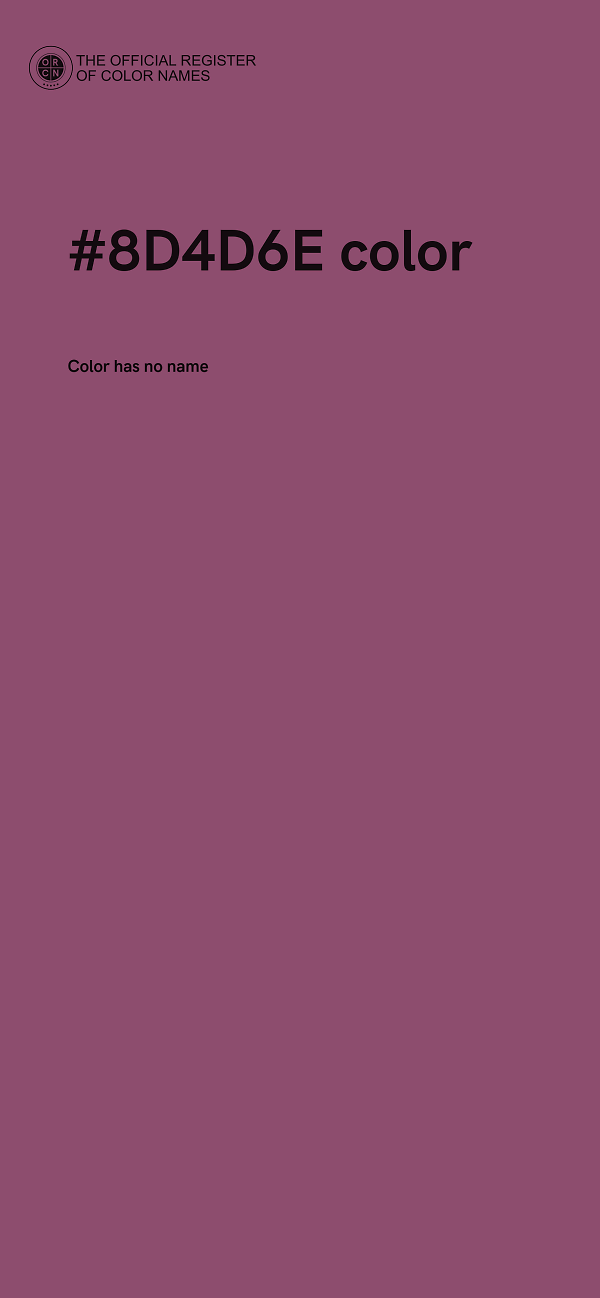 #8D4D6E color image