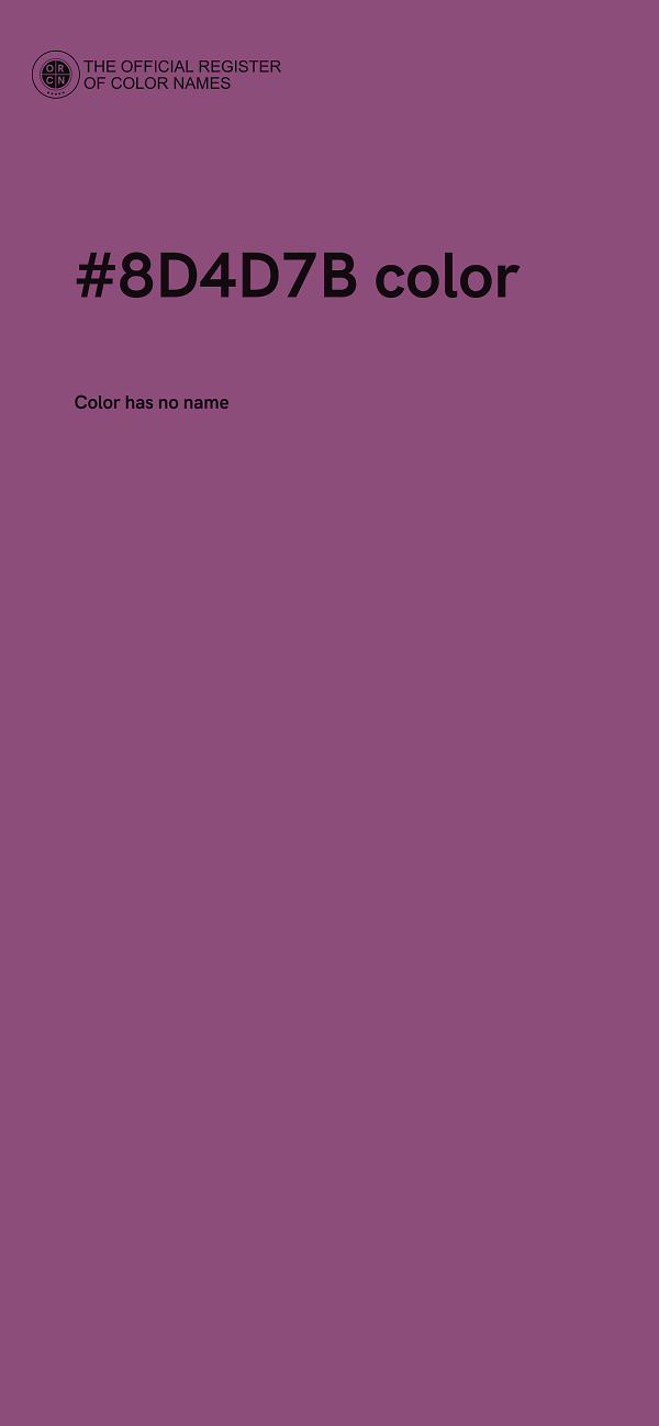 #8D4D7B color image